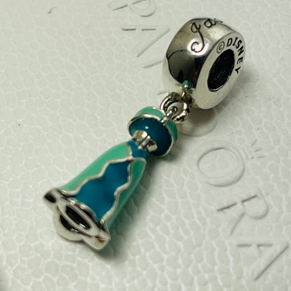 Pandora Charm Disney Jasmine's Dress Signature Green Back to School Autumn Sale